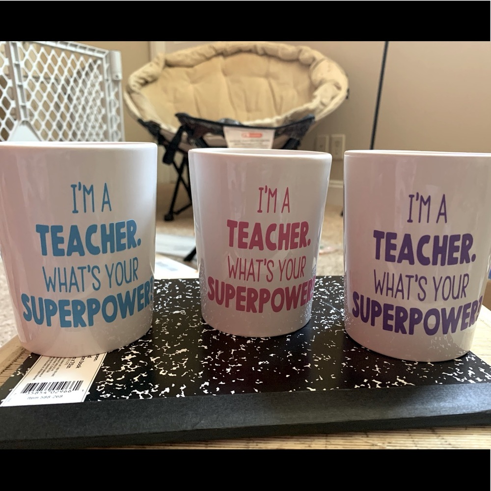 Handmade teacher mugs